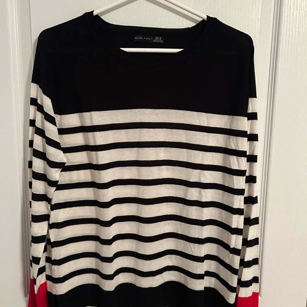 Black Tape_ Classic Black Sweater